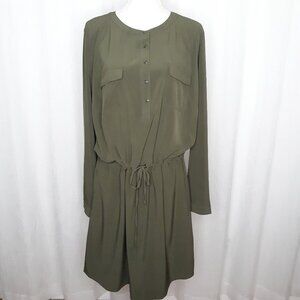 Orvis Women's Florence Travel Dress in Olive Wrinkle Resistant